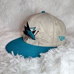 San Jose Sharks NHL Hockey Vintage SnapBack Hat - Size 7